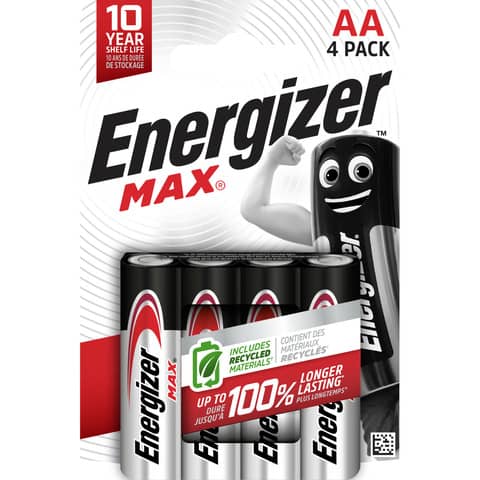 Batterie AA 4ST Mignon ENERGIZER E301530703 Max