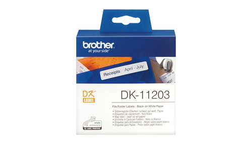 BROTHER P-Touch DK-11203 die-cut map label 17x87mm 300 labels