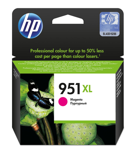 HP 951XL Original Tinte magenta hohe Kapazität 1.500 Seiten 1er-Pack Officejet