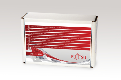 FUJITSU Includes 2x Pick Rollers and 2x Brake Rollers Estimated Life Up to 400K scans