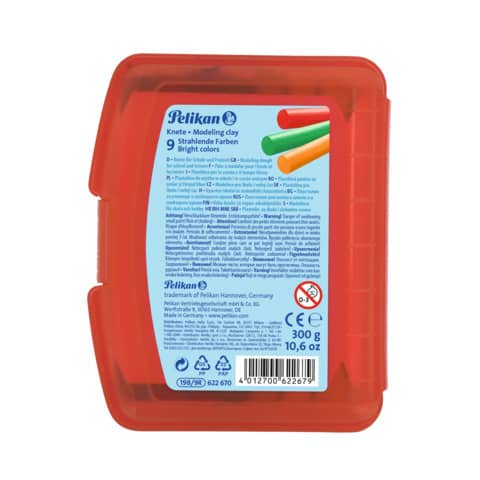 Kinderknete creaplast® - 300 g, Box rot