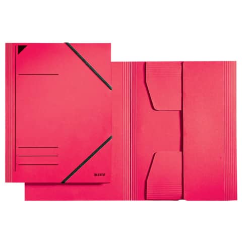3981 Eckspannermappe - A4, 250 Blatt, Pendarec-Karton (RC), rot