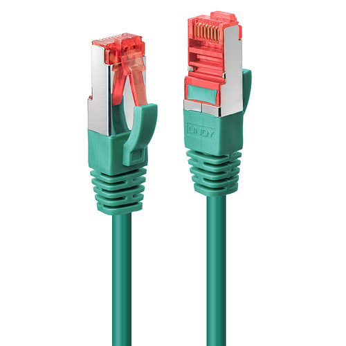LINDY Cat.6 S/FTP Kabel, grün, 3m Patchkabel