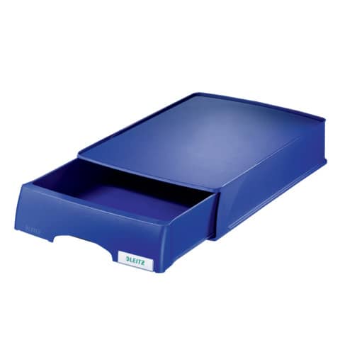 5210 Briefkorb Plus mit Schublade, A4, Polystyrol, blau