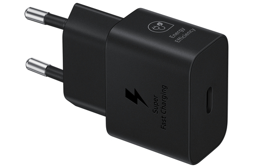 SAMSUNG Schnellladegerät USB-C 25W ohne Datenkabel Black