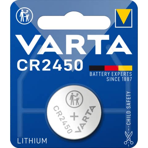 Batterien Electronics Lithium - CR 2450, 3 V
