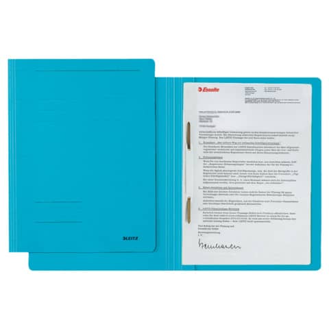 3003 Schnellhefter Fresh - A4, 250 Blatt, kfm. Heftung, Karton (RC), blau