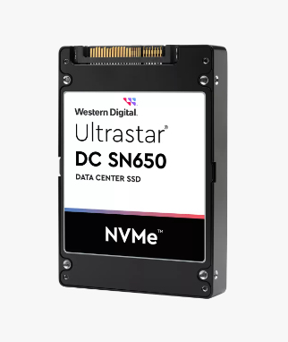 WESTERN DIGITAL Ultrastar DC SN650 U.3 15MM 15360GB 6,35cm 2,5Zoll PCIe 4.0 TLC RI-1DW/D BICS5 SE NVMe SSD