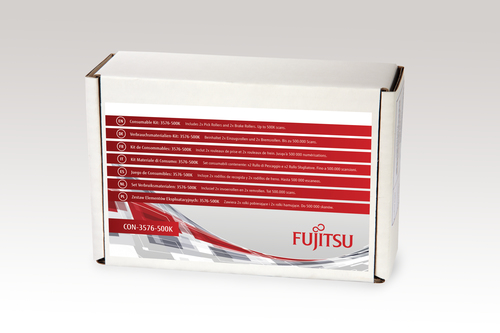 FUJITSU Includes 2x Pick Rollers and 2x Brake Rollers Estimated Life Up to 500K scans
