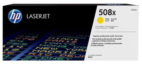 HP 508X Tonerkartusche gelb 9.500 Seiten hohe Kapazität