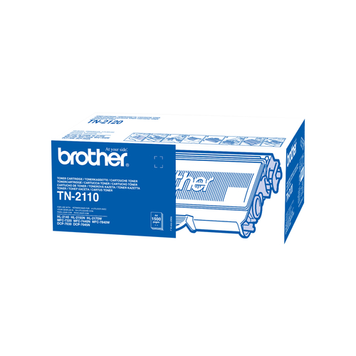BROTHER TN-2110 Toner schwarz Standardkapazität 1.500 Seiten 1er-Pack