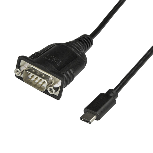 STARTECH.COM USB-C auf Seriell Adapter - USB C zu RS232 Kabel - USB Typ C auf DB9 Kabeladapter - Windows / MacOS / Linux kompatibel
