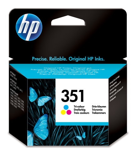 HP 351 original Ink cartridge CB337EE UUS tri-colour low capacity 3.5ml 170 pages 1-pack