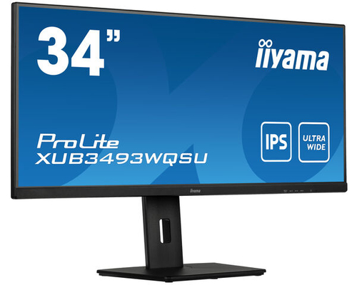 IIYAMA XUB3493WQSU-B5 86,36cm 34Zoll UW ETE IPS-panel 3440x1440 FreeSync 3000:1 400cd/m2 0,4ms MPRT HDR 2xHDMI 2xDP USB-HUB Speaker